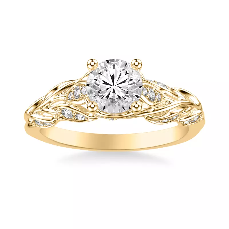 14K Yellow Gold Skye Engagement Ring