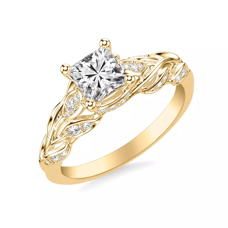 14K Yellow Gold Skye Engagement Ring