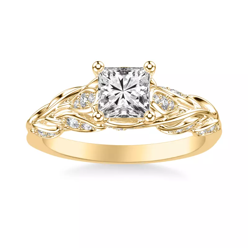 14K Yellow Gold Skye Engagement Ring
