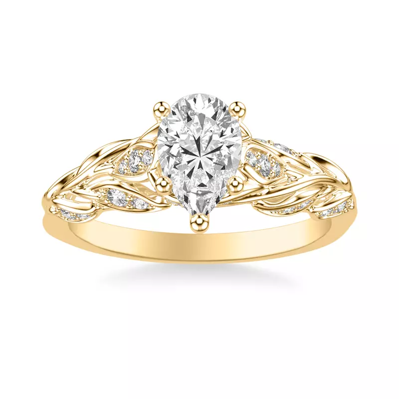 14K Yellow Gold Skye Engagement Ring