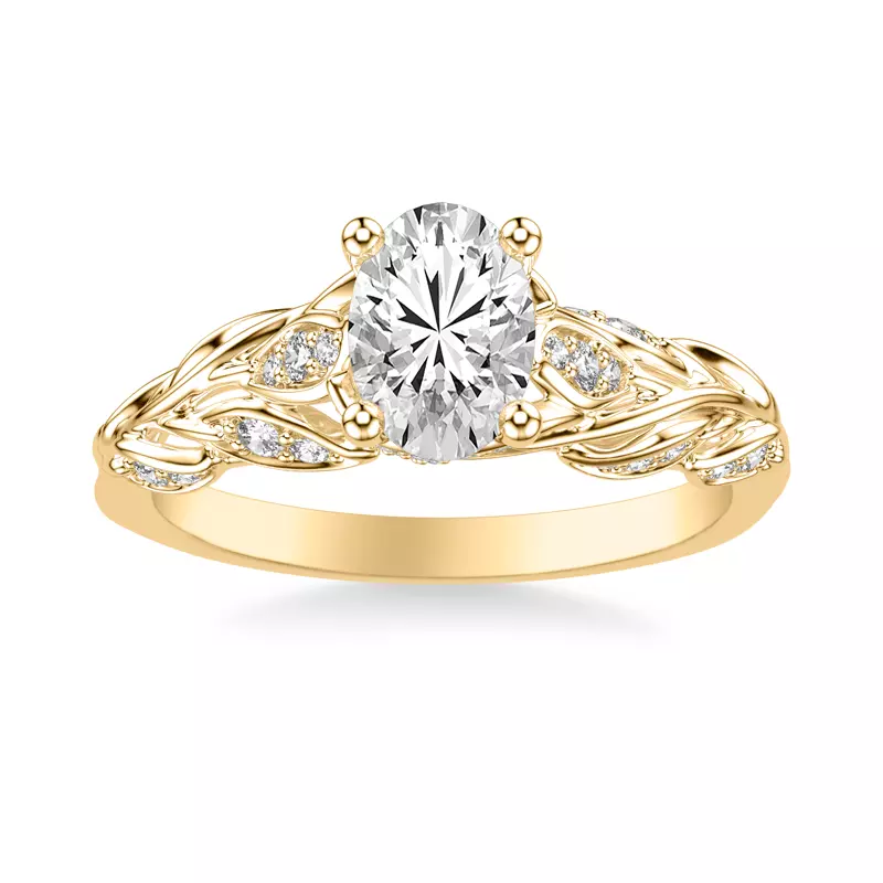 14K Yellow Gold Skye Engagement Ring