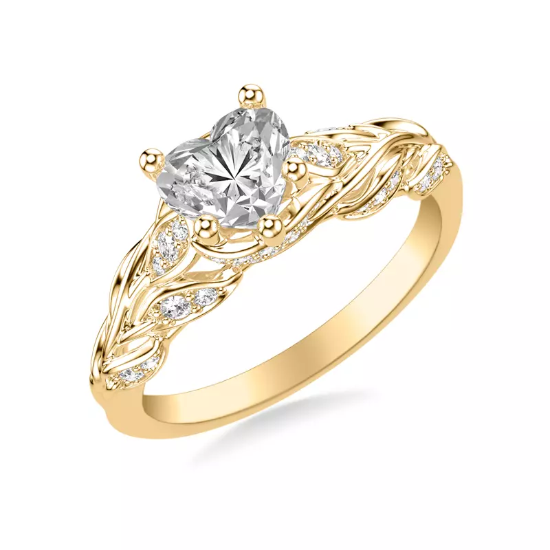14K Yellow Gold Skye Engagement Ring