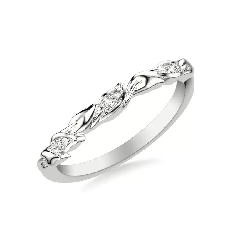 Platinum Skye Diamond Band