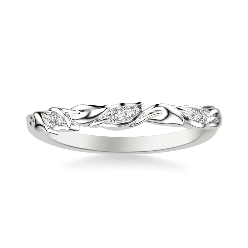 Platinum Skye Diamond Band