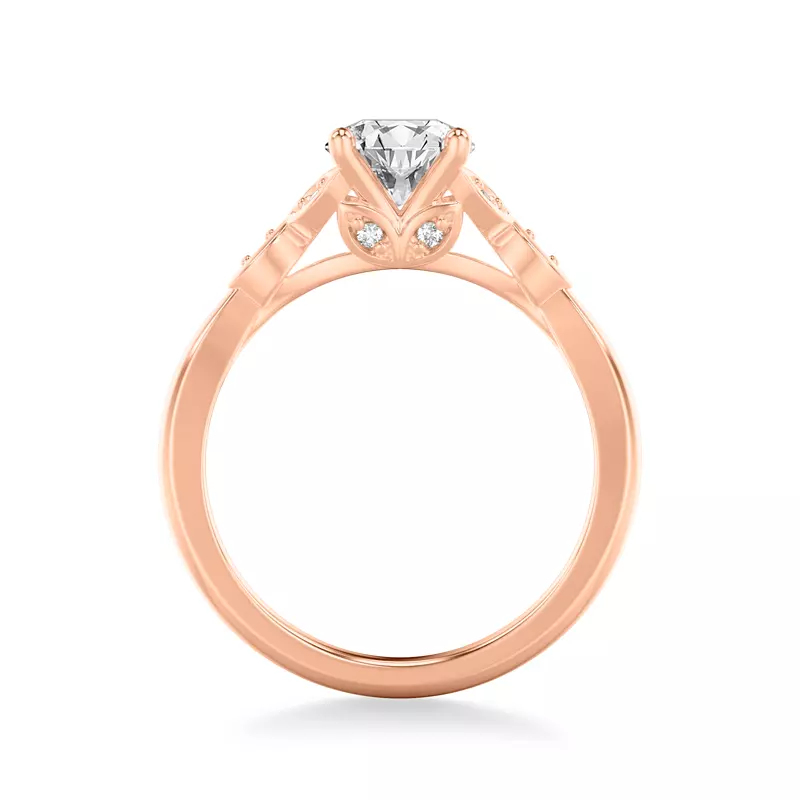 14K Rose Gold Cady Engagement Ring