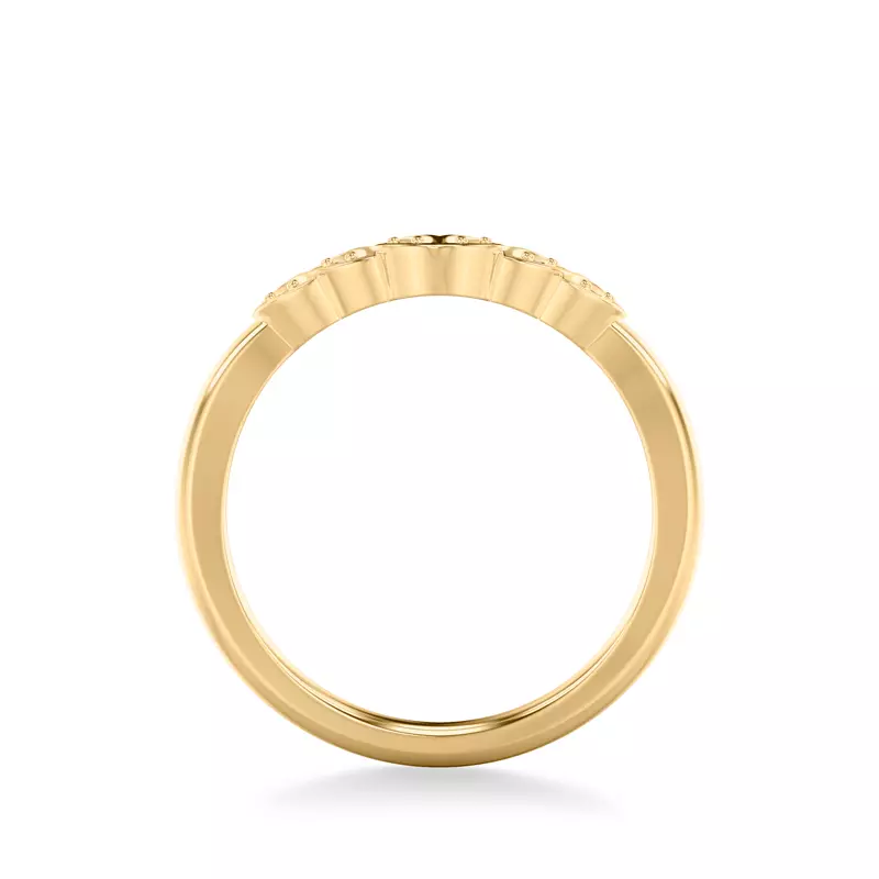 14K Yellow Gold Cady Diamond Band