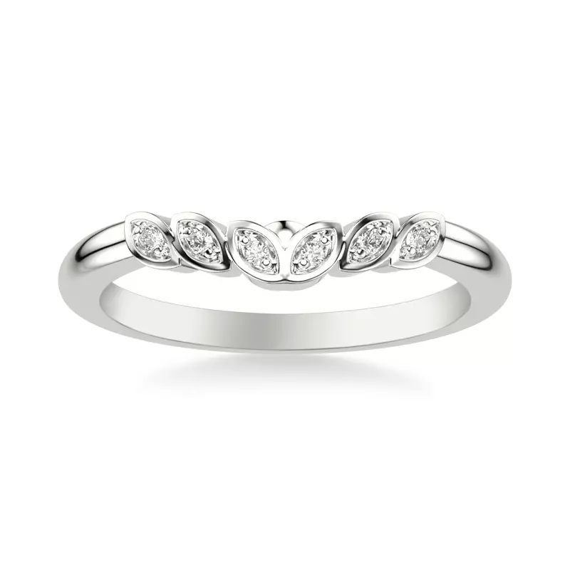 Platinum Cady Diamond Band