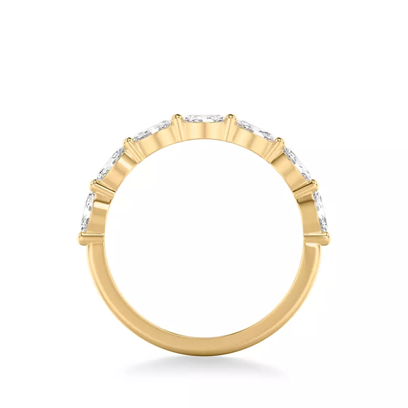 18K Yellow Gold Marquise Diamond Band (1/2 ct. tw.)