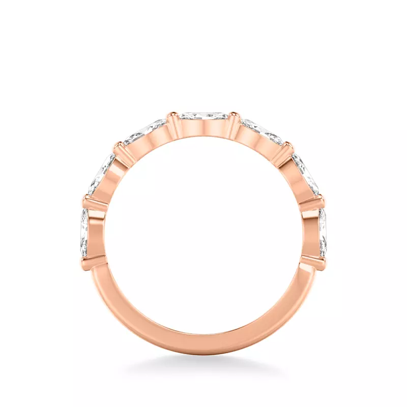 14K Rose Gold Deluxe Marquise Diamond Band (3/4 ct. tw.)