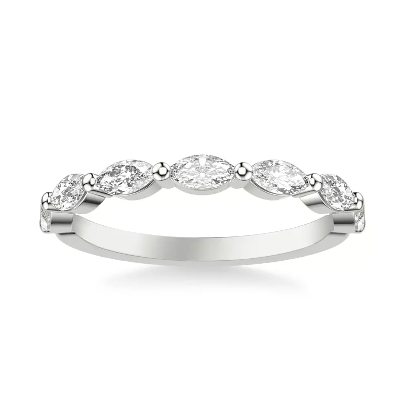 Platinum Deluxe Marquise Diamond Band (3/4 ct. tw.)
