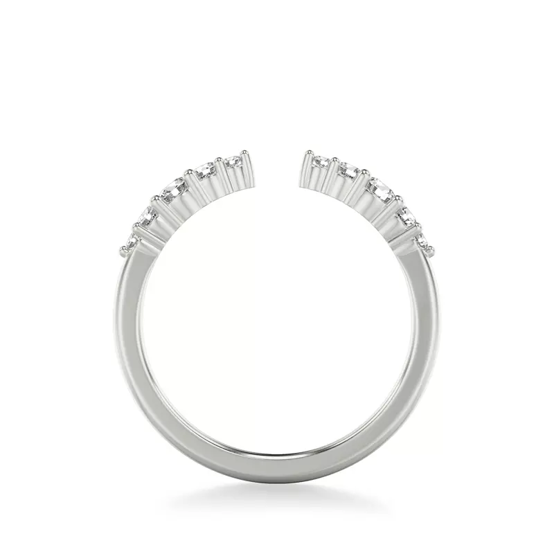 18K White Gold Lottie Diamond Open Band