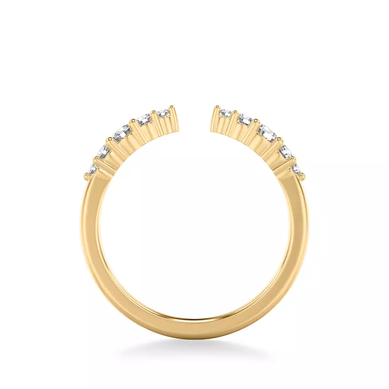 18K Yellow Gold Lottie Diamond Open Band