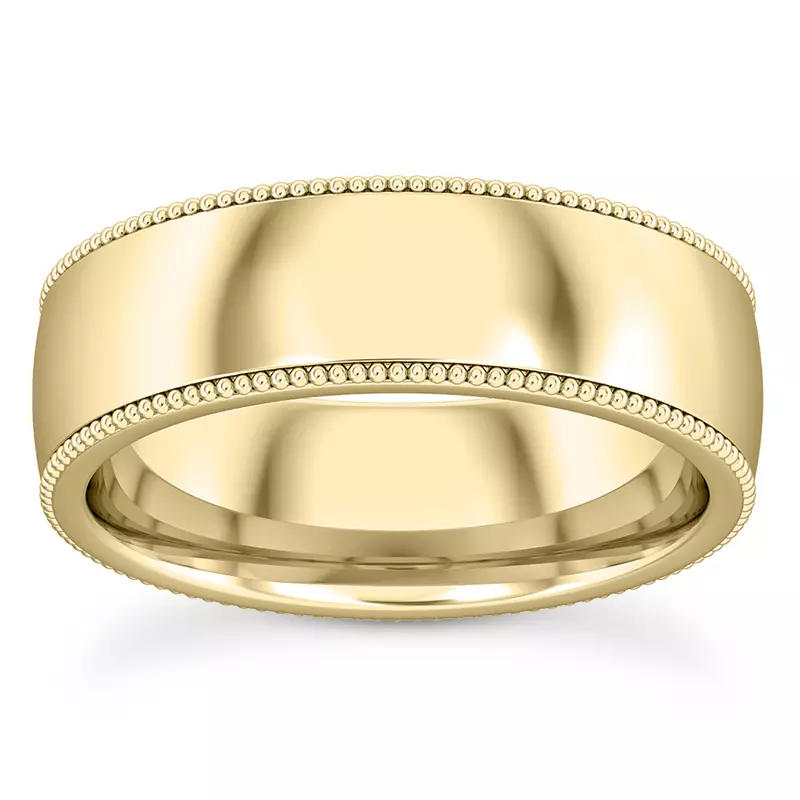 18K Yellow Gold Carina Men's Wedding Band