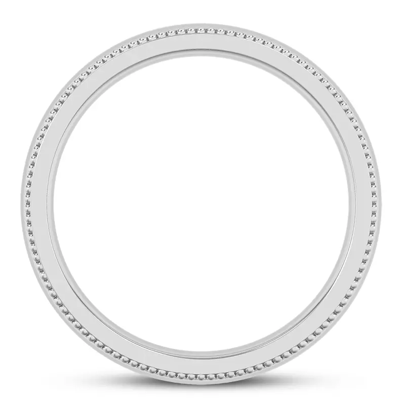 Platinum Carina Men's Wedding Band