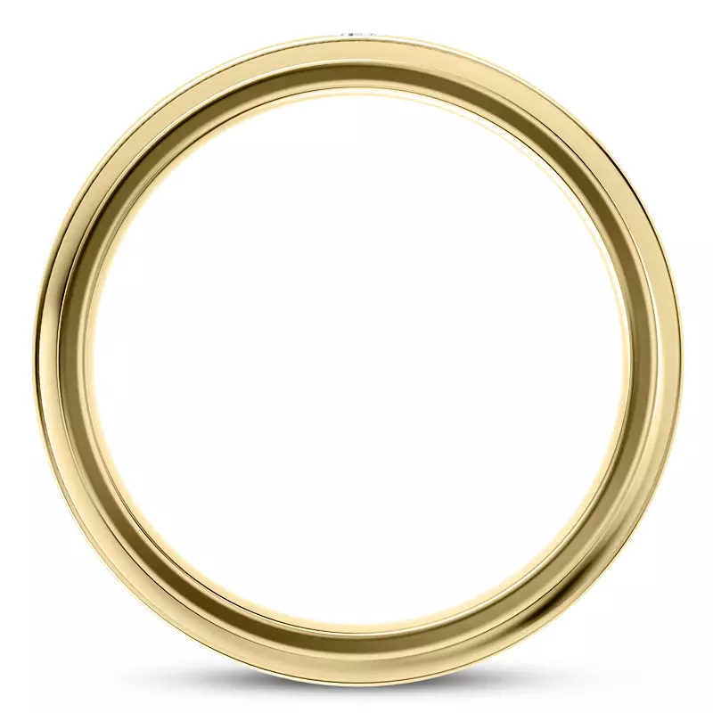 18K Yellow Gold Crux Men's Wedding Band
