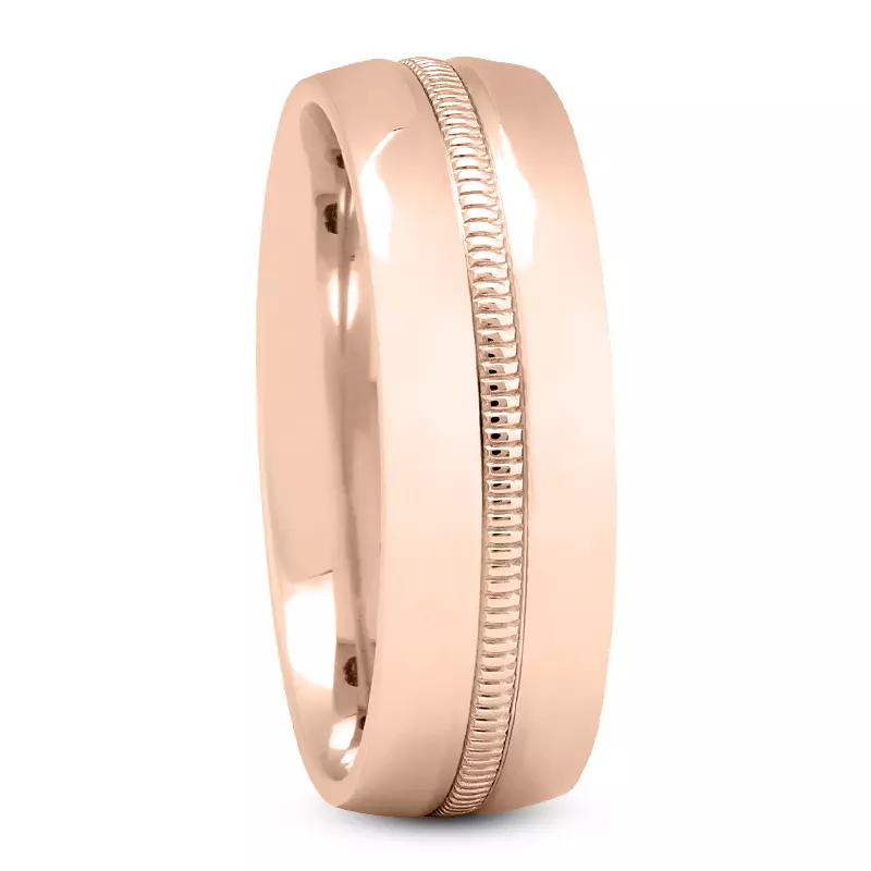 Gina Milgrain band (7mm)