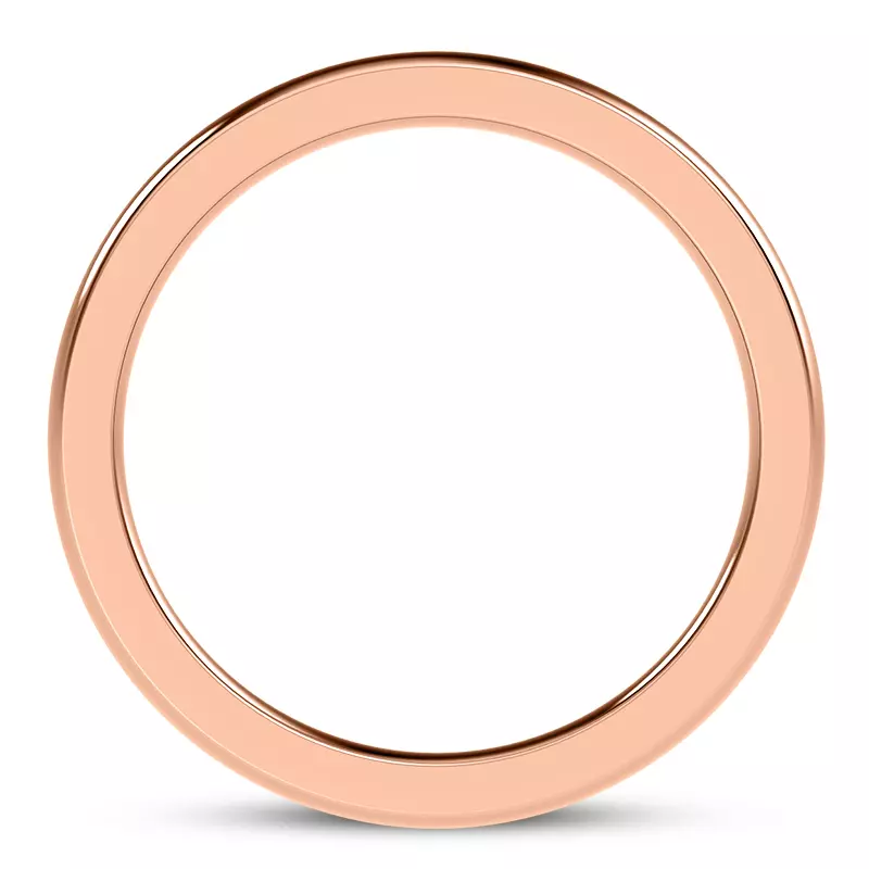 14K Rose Gold Ara Men's Eternity Wedding Band