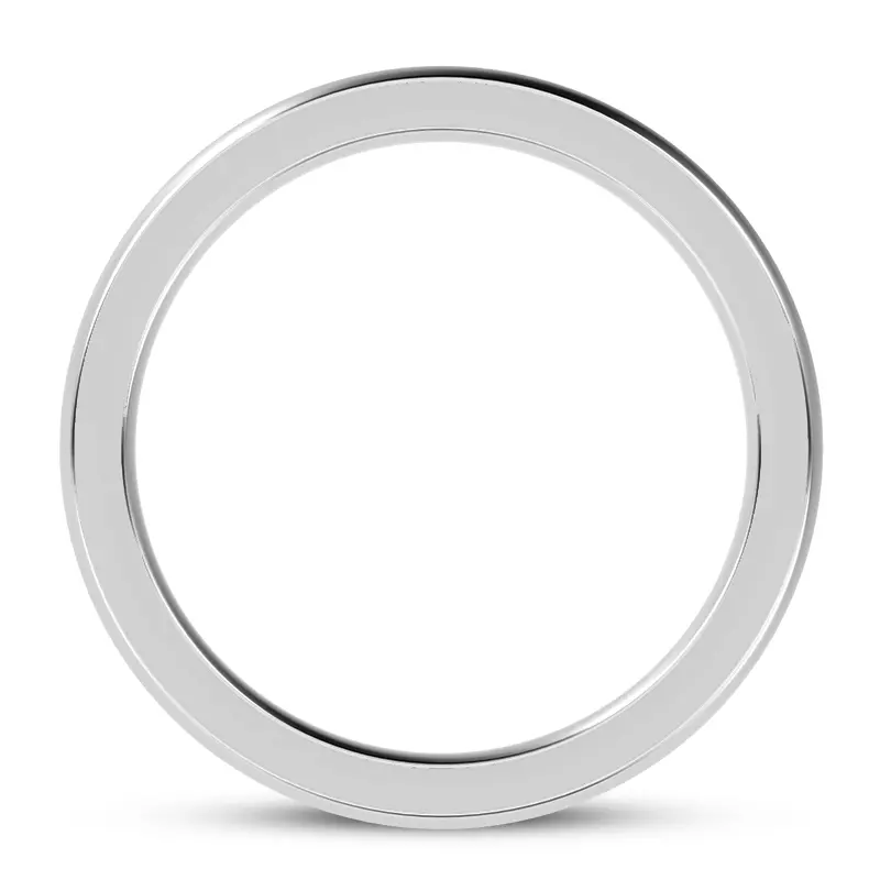 Platinum Ara Grande Men's Eternity Wedding Band