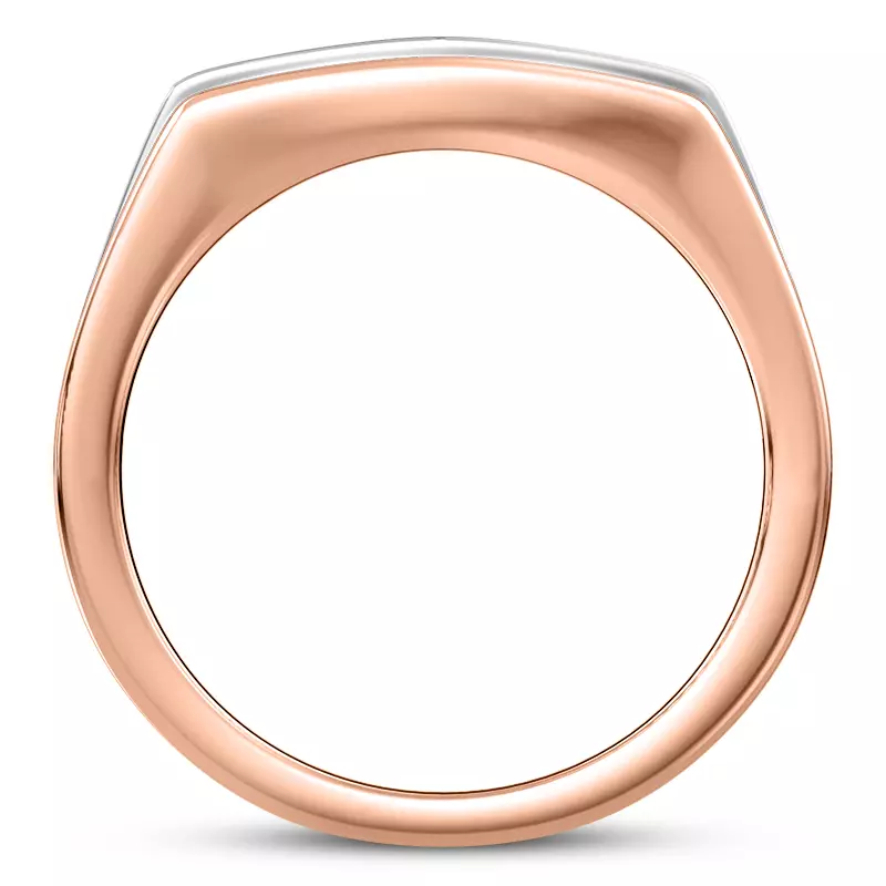 14K Rose Gold Graduating Round Channel-Set Diamond Band (5.2mm)