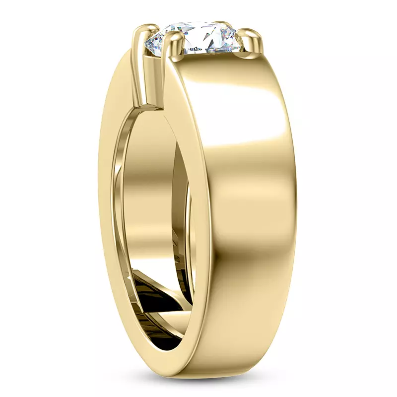 14K Yellow Gold Berg Solitaire Ring