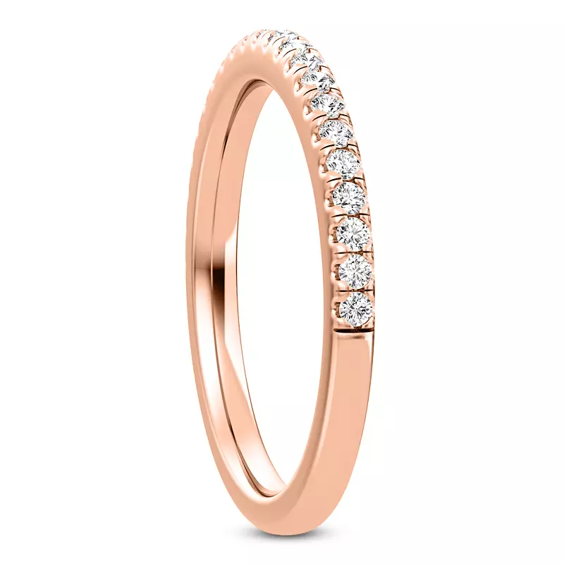 14K Rose Gold Isolde Pavé Band