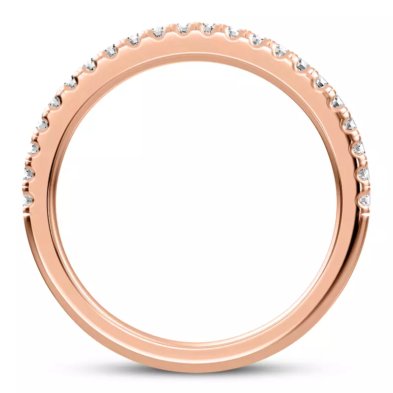 14K Rose Gold Isolde Pavé Band