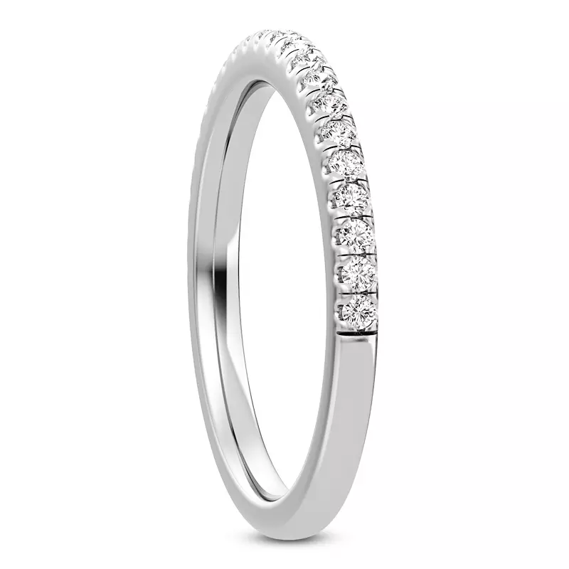14K White Gold Isolde Pavé Band