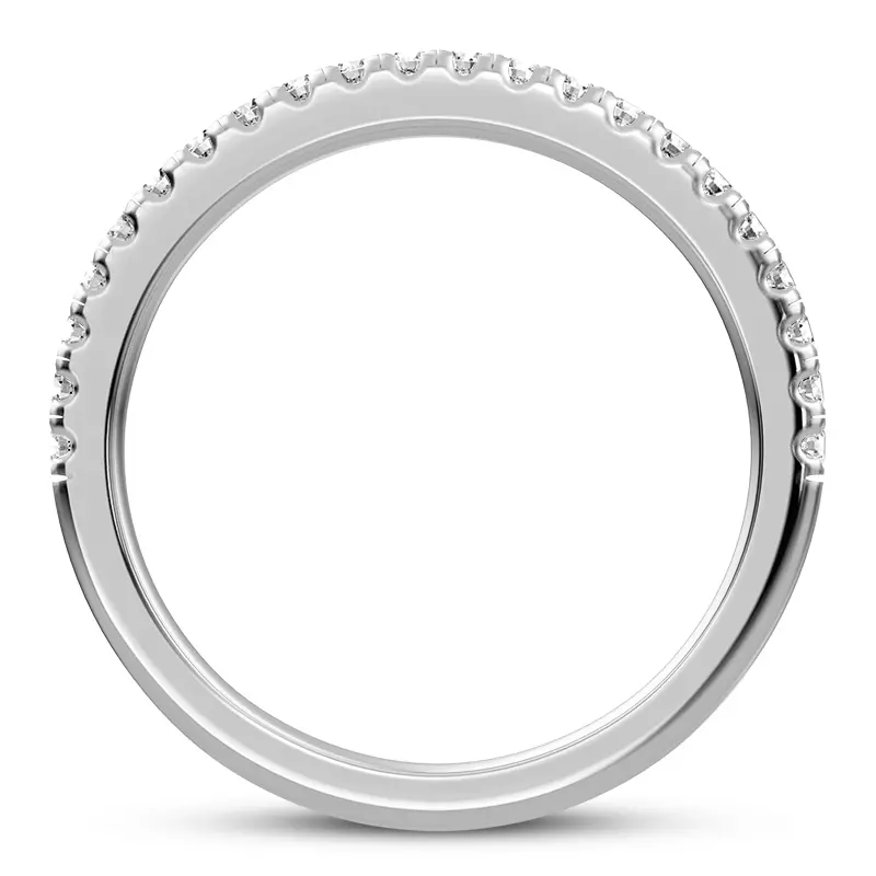 14K White Gold Isolde Pavé Band