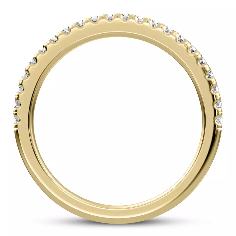 14K Yellow Gold Isolde Pavé Band