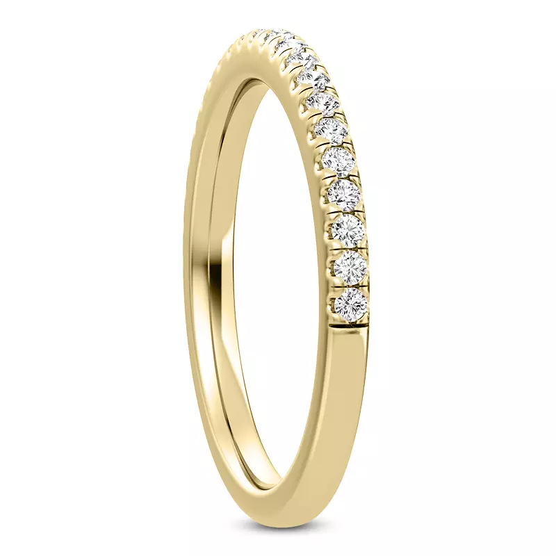 18K Yellow Gold Isolde Pavé Band