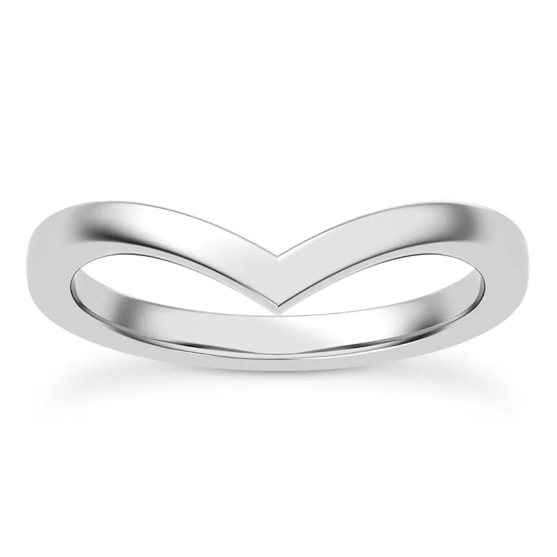 Platinum Tre Chevron Band