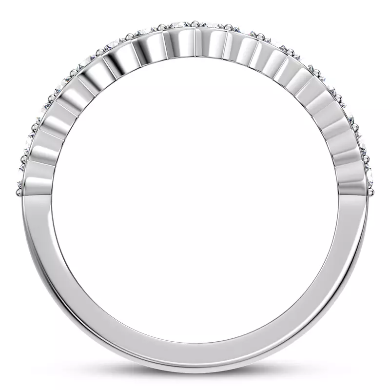 Platinum Pia Diamond Band