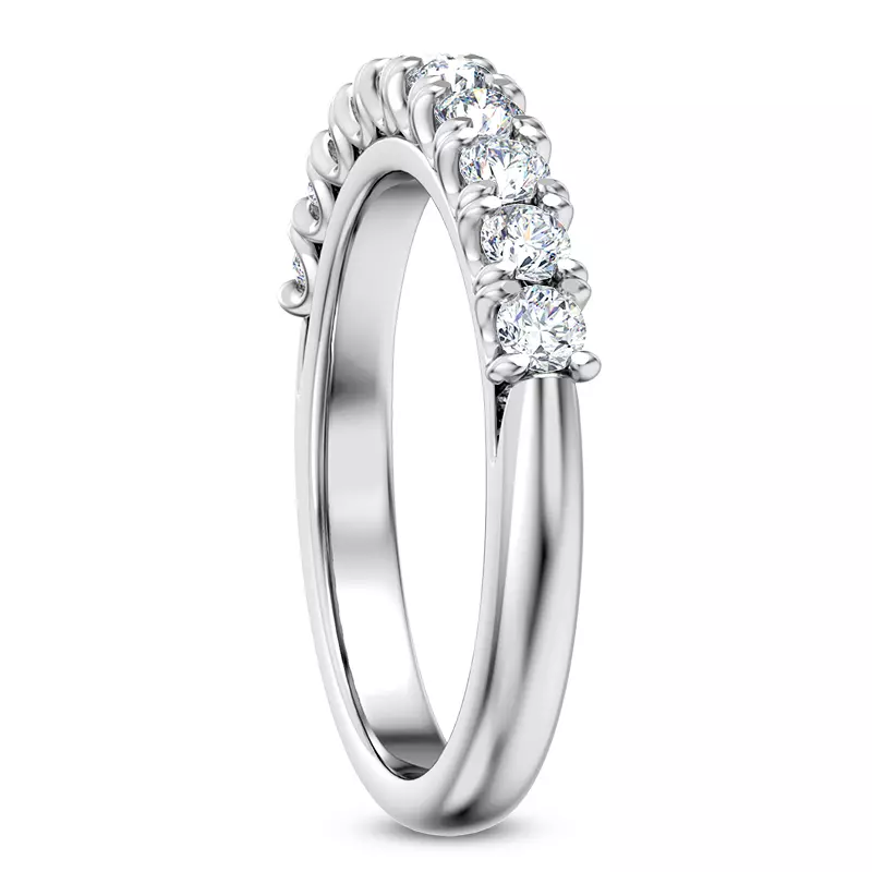 14K White Gold Sala Lab Band