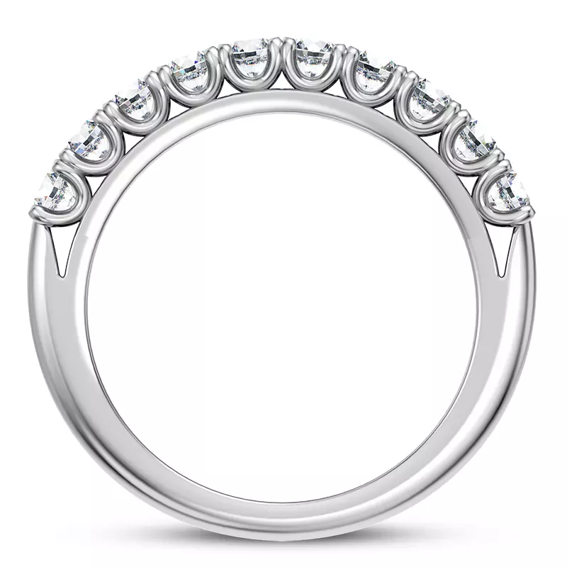14K White Gold Sala Lab Band