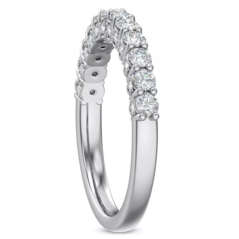 14K White Gold Sano Diamond Band