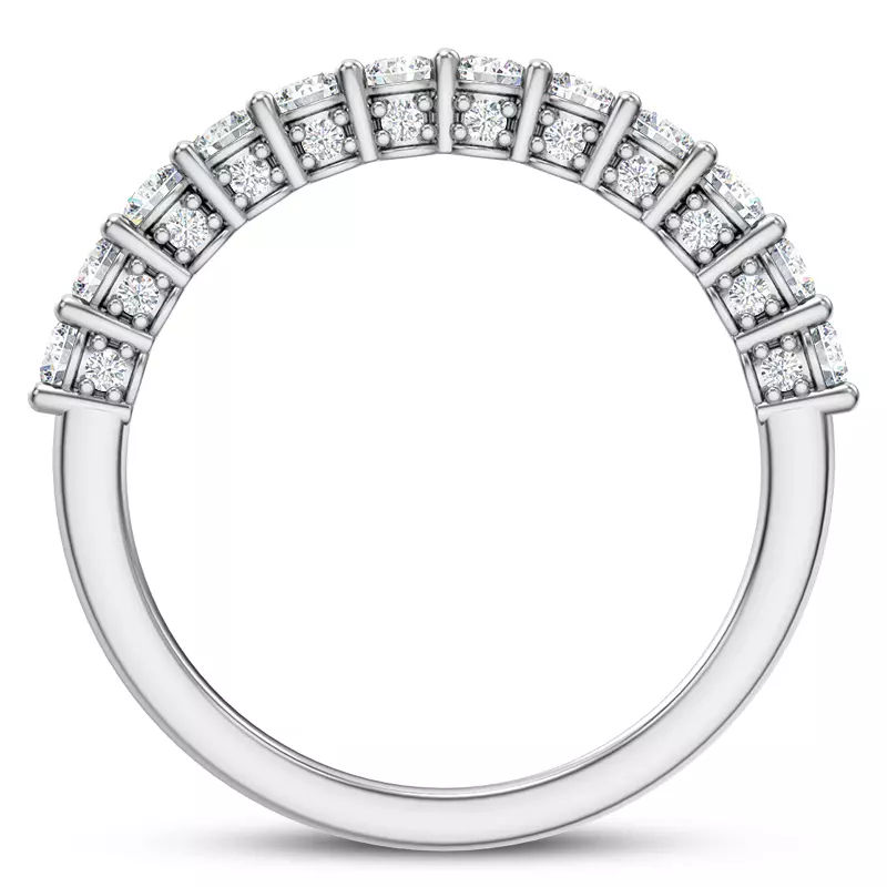14K White Gold Sano Diamond Band