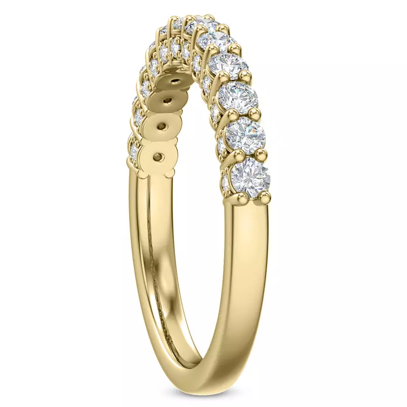18K Yellow Gold Sano Diamond Band