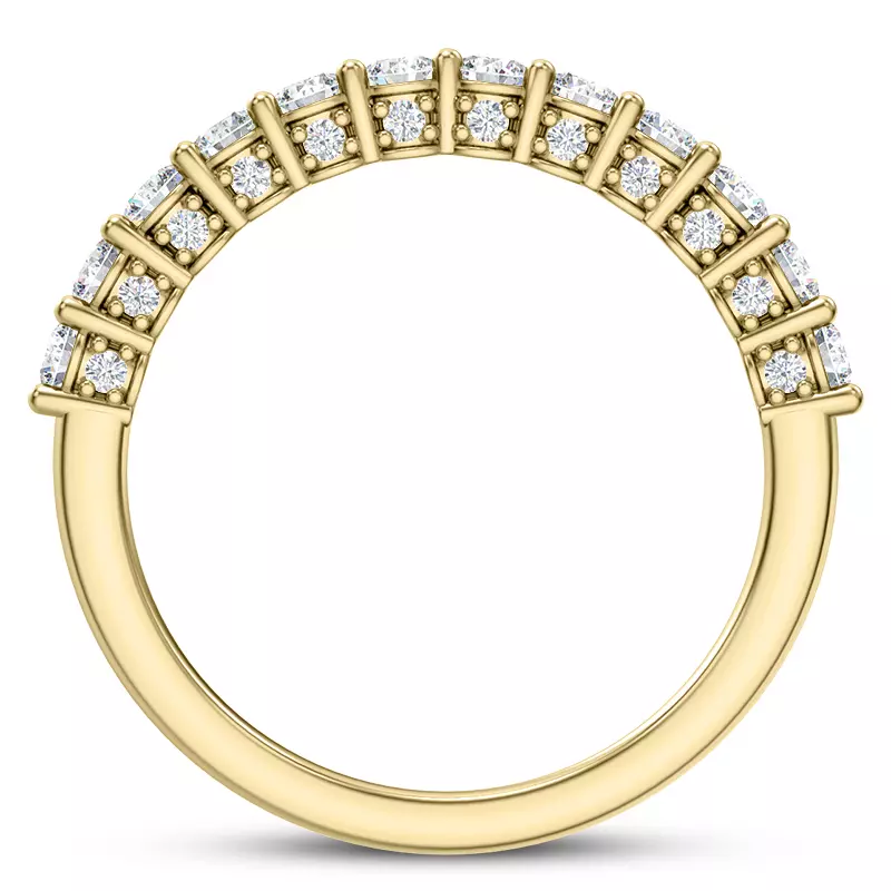18K Yellow Gold Sano Diamond Band