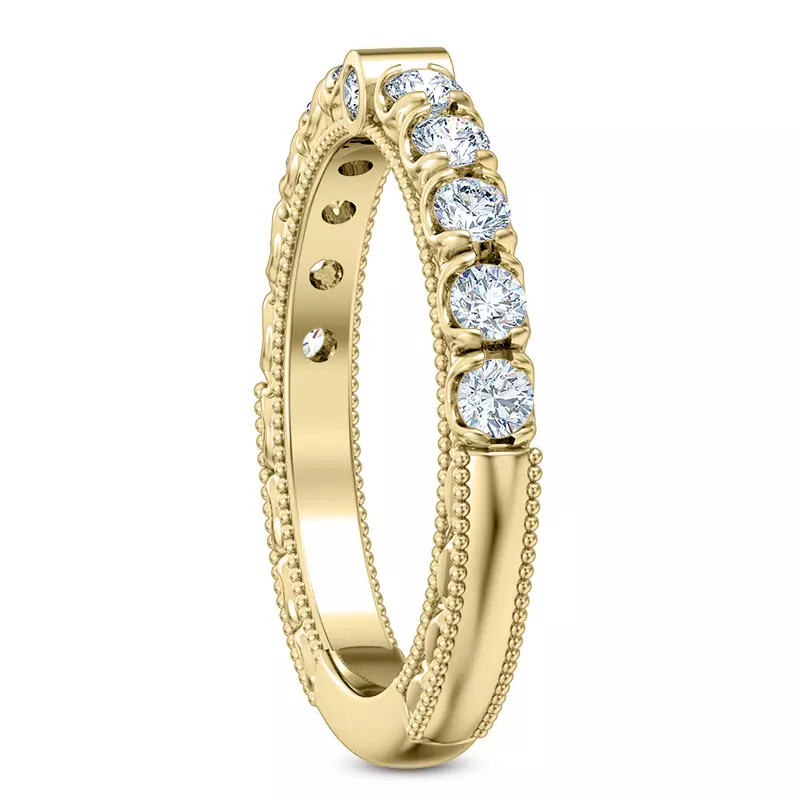 14K Yellow Gold Abbe Diamond Band