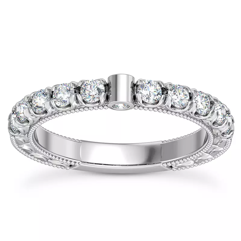 Platinum Abbe Diamond Band