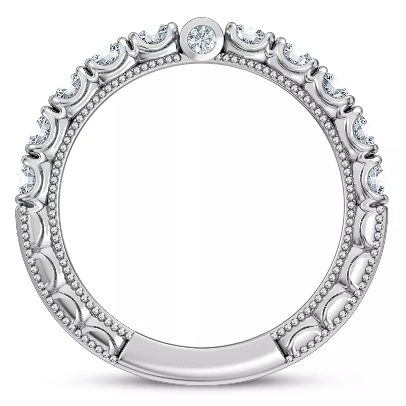 Platinum Abbe Diamond Band