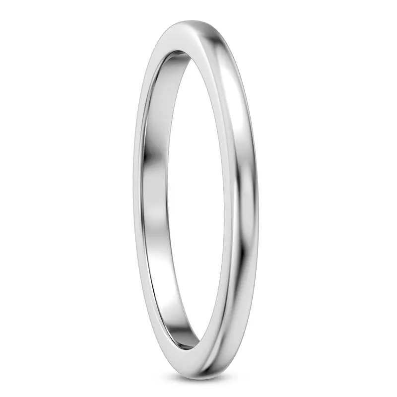 18K White Gold Solo Band