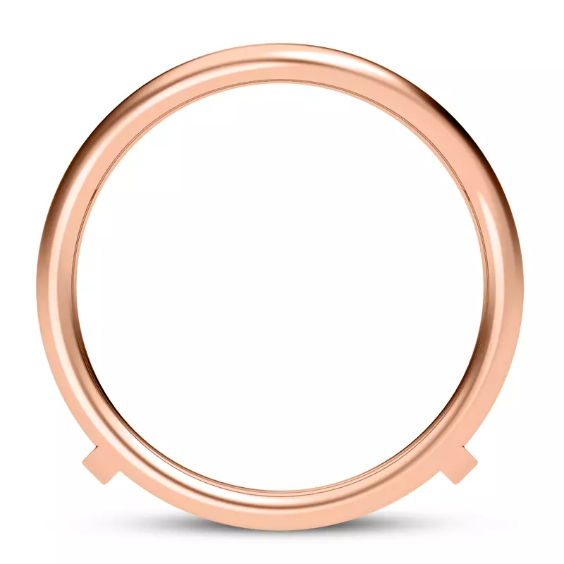 14K Rose Gold Calla Curved Enhancer