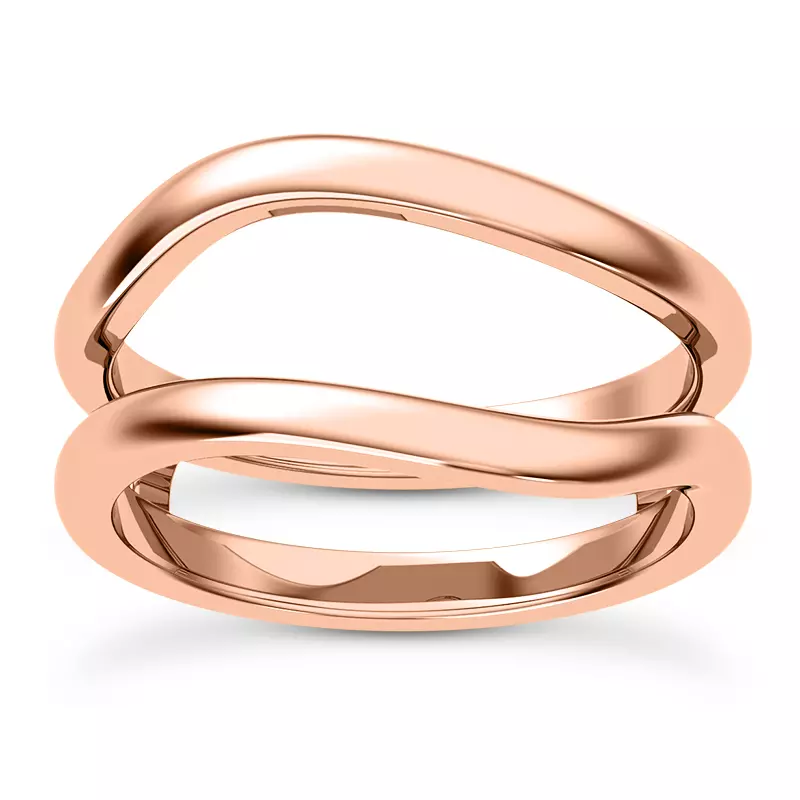 14K Rose Gold Mona Curved Enhancer