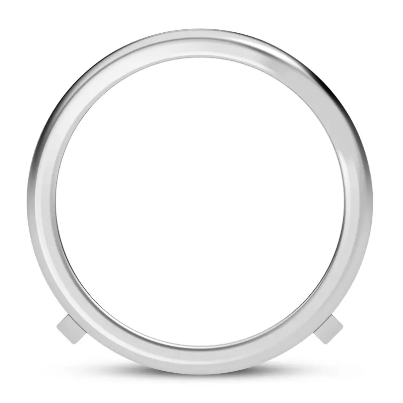 14K White Gold Mona Curved Enhancer