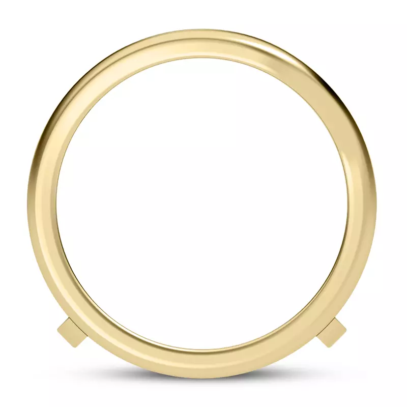 18K Yellow Gold Mona Curved Enhancer