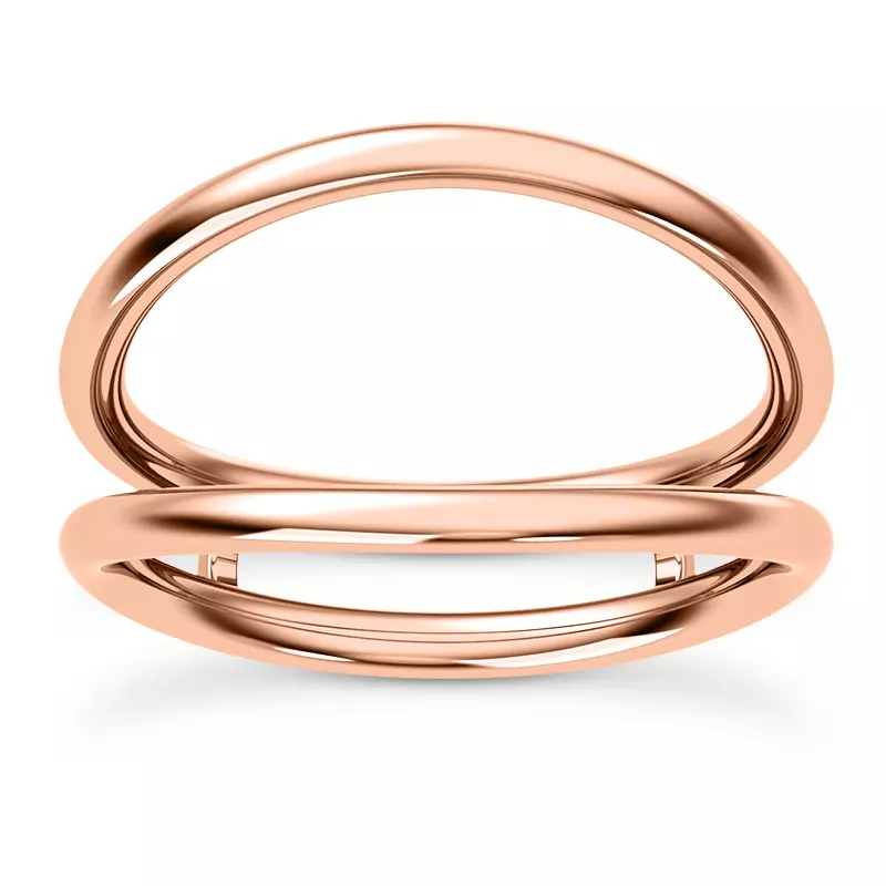 14K Rose Gold Myra Curved Enhancer