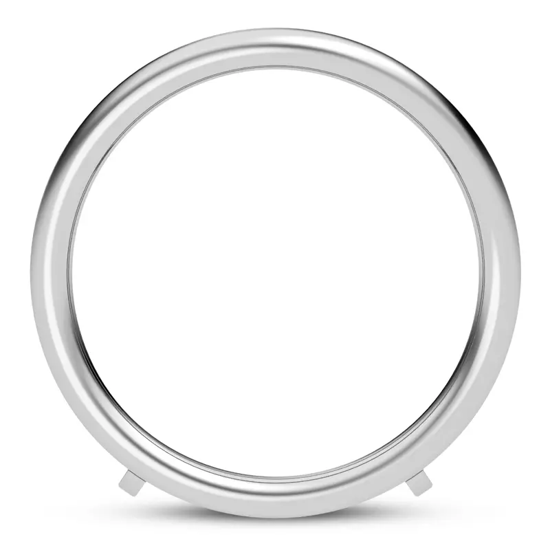 14K White Gold Myra Curved Enhancer