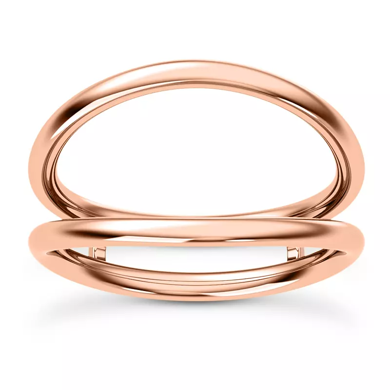 14K Rose Gold Olga Curved Enhancer