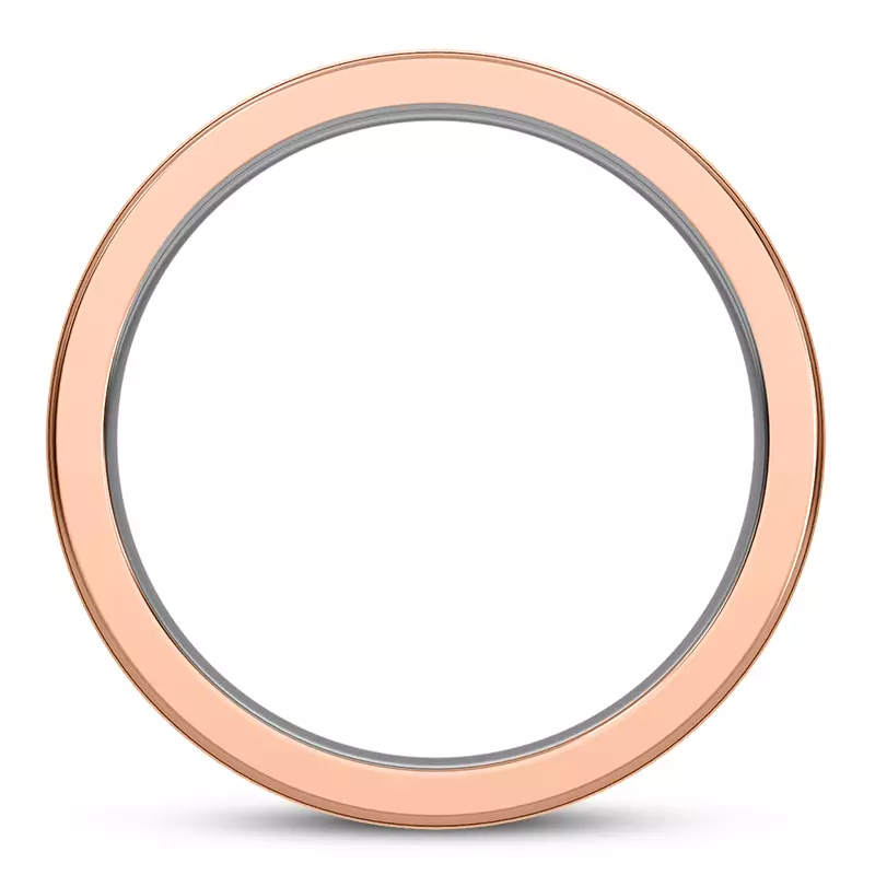 14K Rose Gold Vela Men's Wedding Band